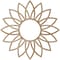 Ekena Millwork Daisy Wood Fretwork Pierced Ceiling Medallion, Red Oak, 30"OD x 10 1/2"ID x 1/4"T CMWP30X30X0250DARO - alternate 4